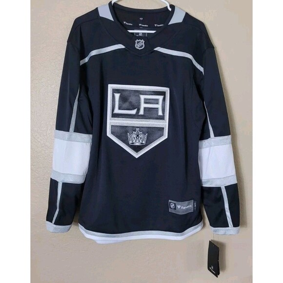 New Fanatics NHL Adult Mens LA Kings Home Black Hockey Breakaway